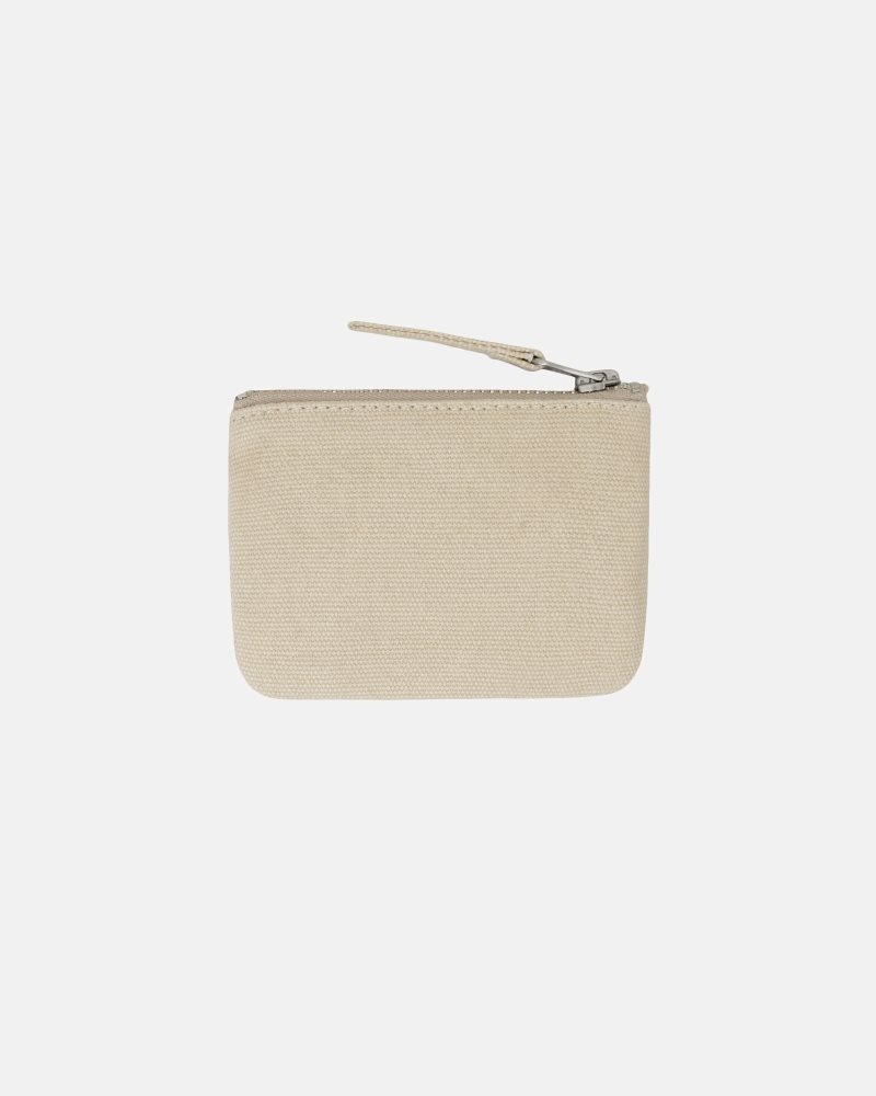 Sacoche Stussy Tela Coin Pouch Natural | XMQ-2946662