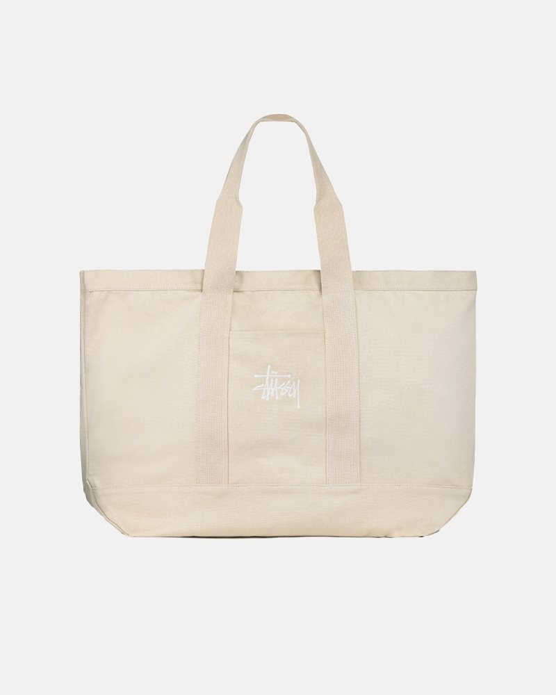 Sacoche Stussy Tela Extra Large Tote Natural | ORX-0565554