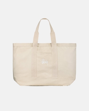 Sacoche Stussy Tela Extra Large Tote Natural | ORX-0565554