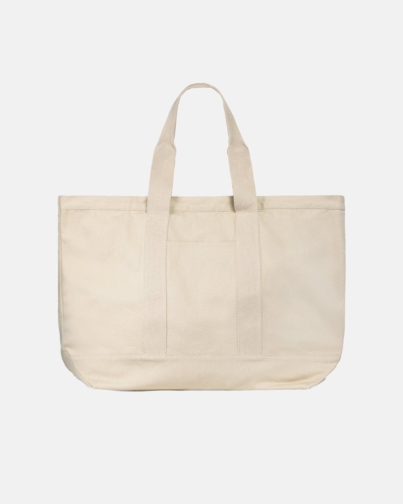 Sacoche Stussy Tela Extra Large Tote Natural | ORX-0565554