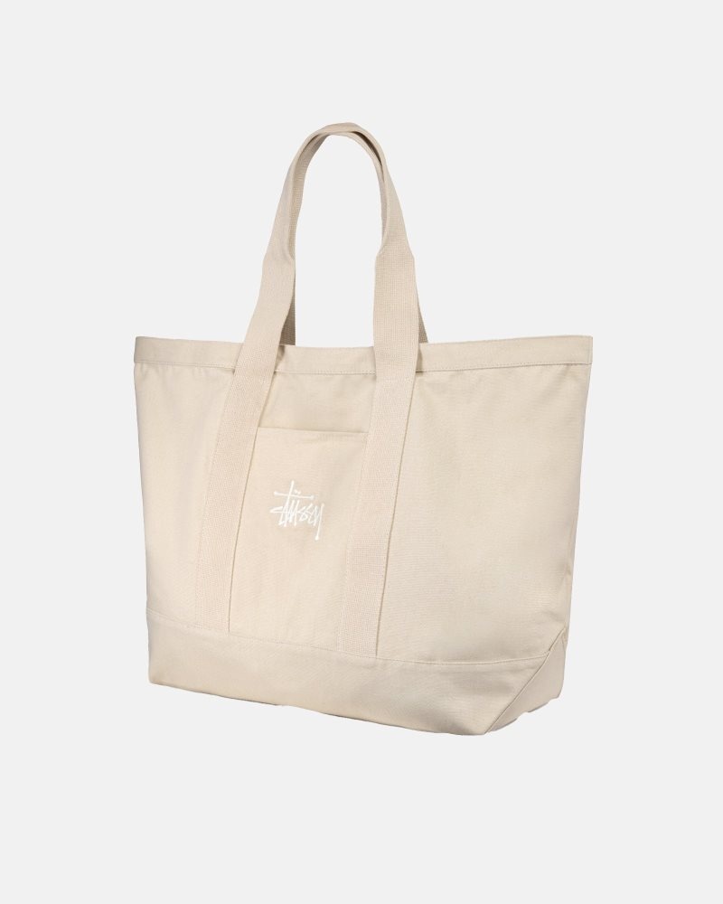 Sacoche Stussy Tela Extra Large Tote Natural | ORX-0565554