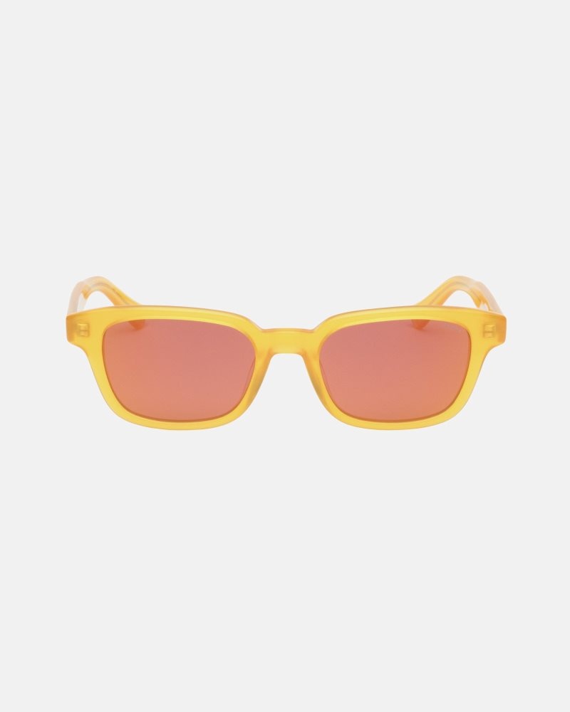 Lunettes de Soleil Stussy Owen Jaune | KVL-4855794