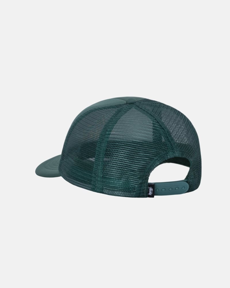 Casquettes Stussy Trucker Big Basic Snapback Pine | MVS-7991445