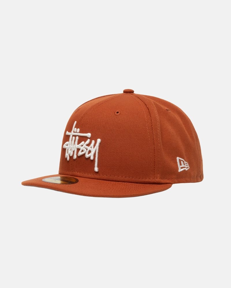 Casquettes Stussy New Era 59fifty Authentic Rust | KYM-4398327