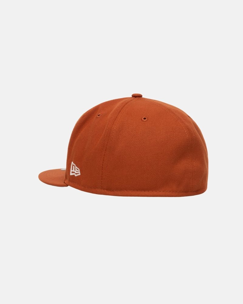 Casquettes Stussy New Era 59fifty Authentic Rust | KYM-4398327