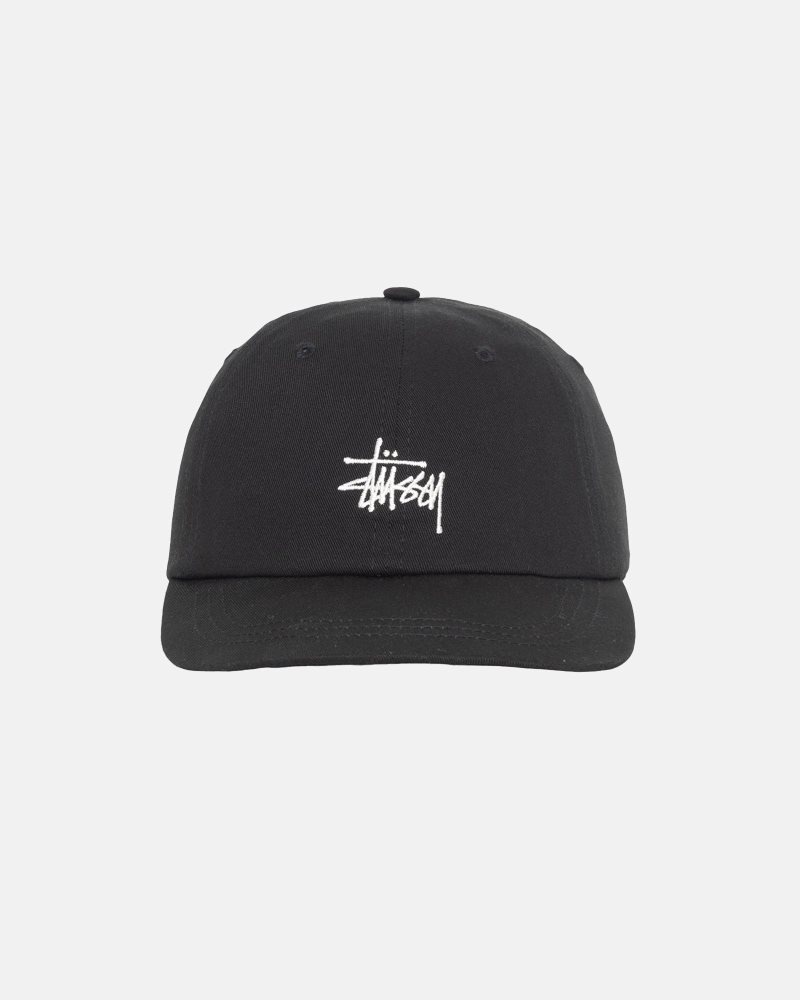 Casquettes Stussy Low Pro Basic Stock Strapback Noir | UMH-3852920