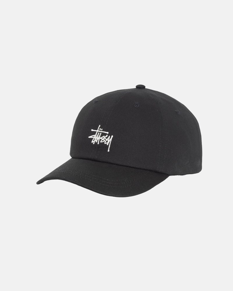 Casquettes Stussy Low Pro Basic Stock Strapback Noir | UMH-3852920