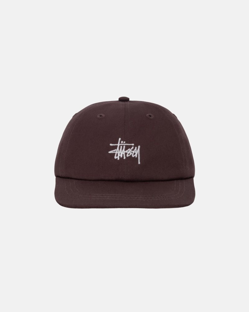 Casquettes Stussy Low Pro Basic Stock Strapback Chocolat | BBG-9073788