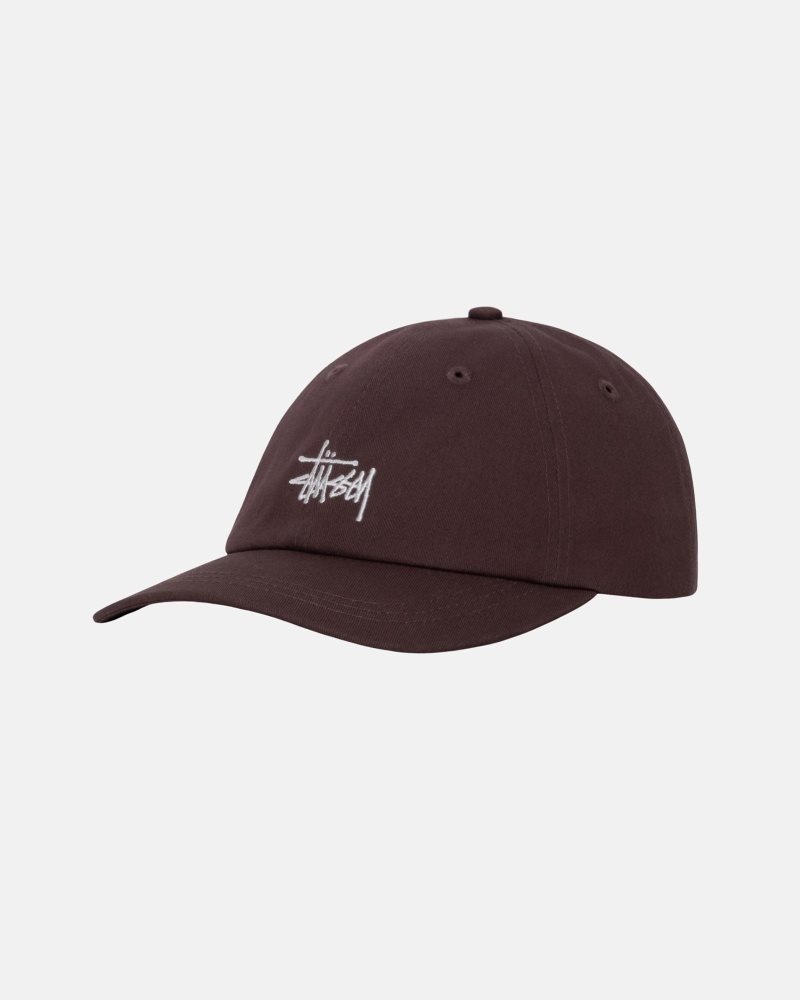 Casquettes Stussy Low Pro Basic Stock Strapback Chocolat | BBG-9073788