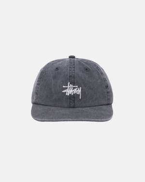 Casquettes Stussy Low Pro Basic Washed Strapback Charcoal | BUE-5713745