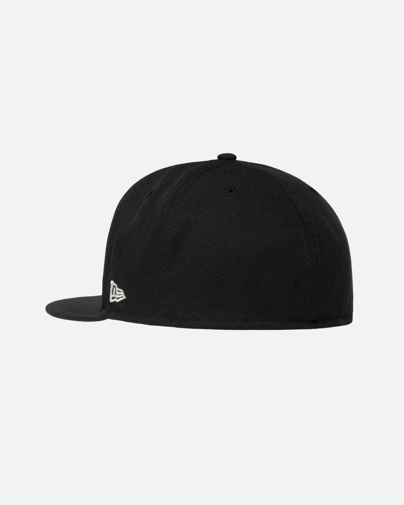 Casquettes Stussy New Era 59fifty Curly S Noir | SQD-1856906