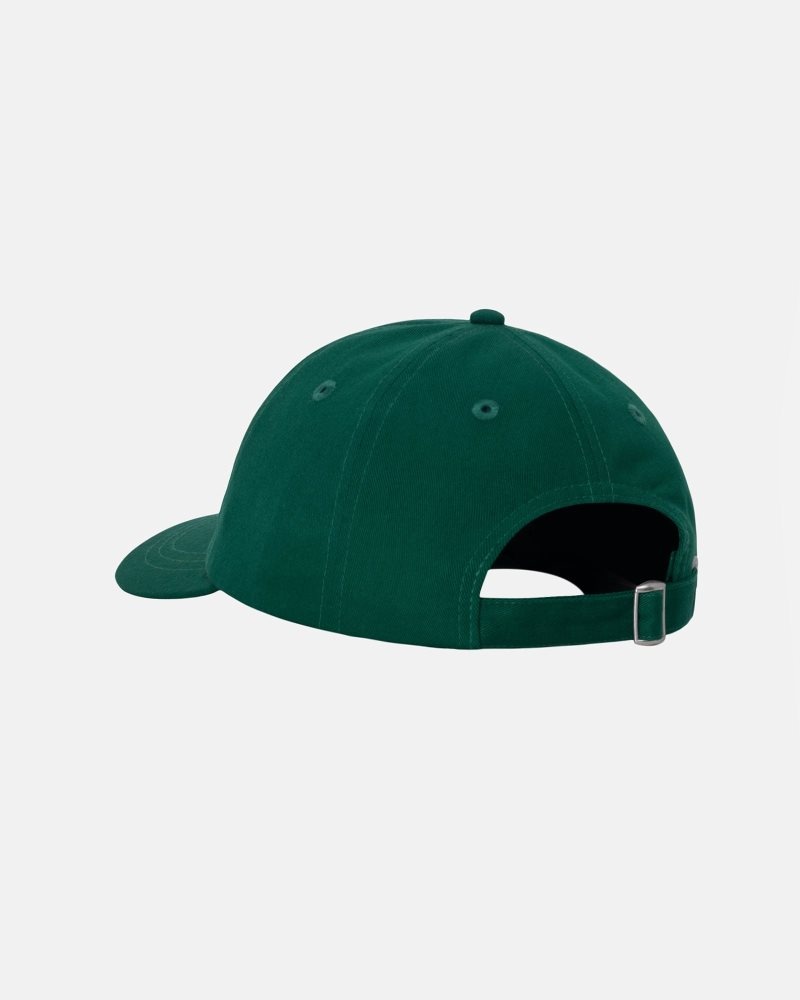 Casquettes Stussy Low Pro Basic Stock Strapback Evergreen | PQN-8514422