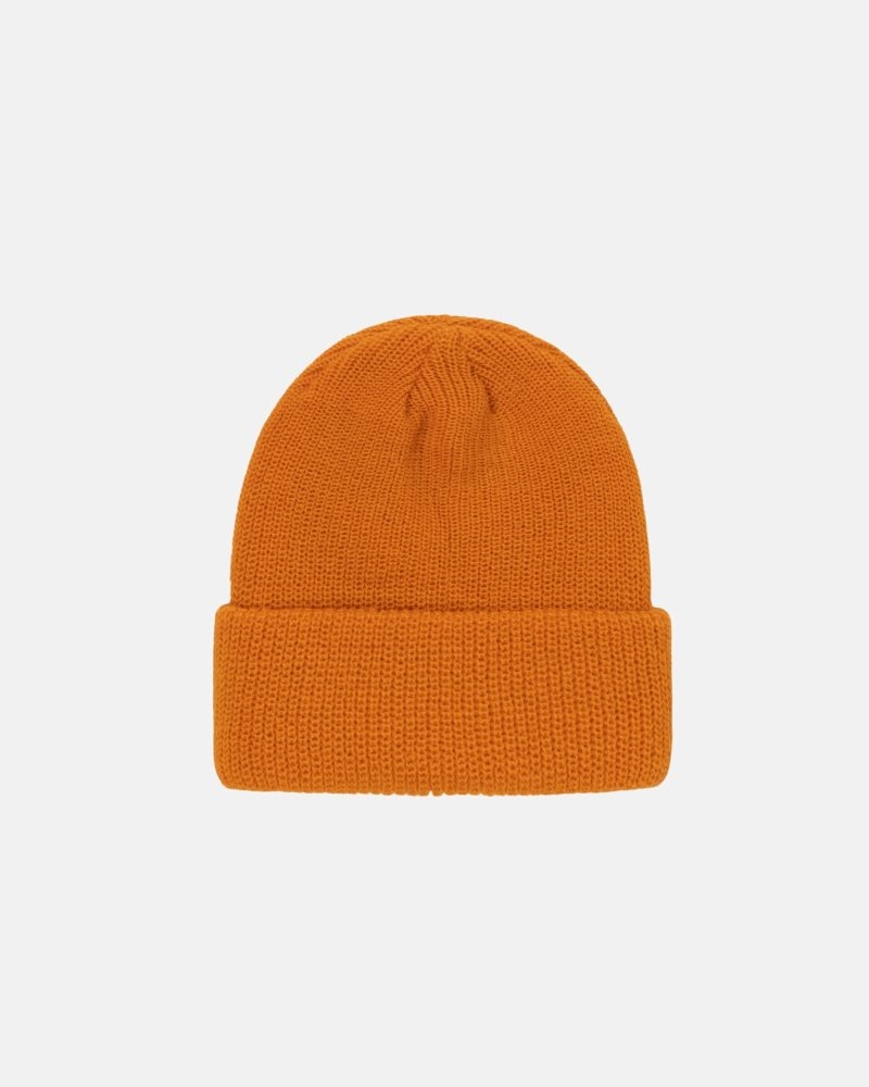 Bonnet Stussy Cuff Basic Tangerine | SGE-0583889