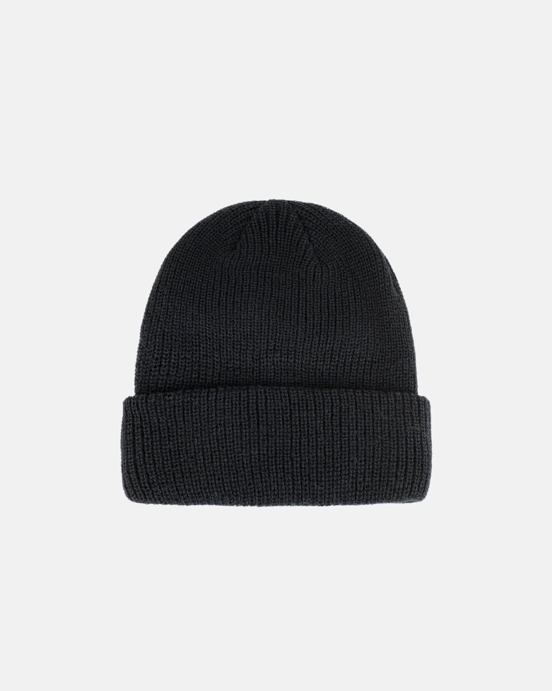 Bonnet Stussy Cuff Basic Noir | XXI-9016911