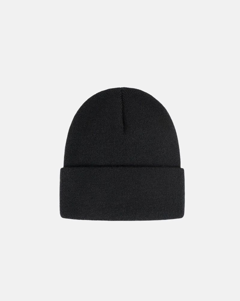 Bonnet Stussy Cuff Stock Noir | KTW-5767442