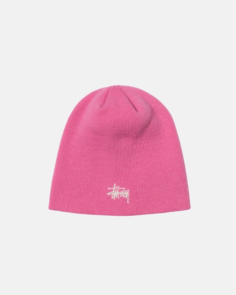 Casquettes Stussy Skull Basic Rose | DLT-5250516