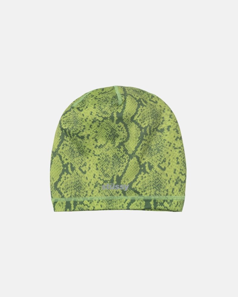 Casquettes Stussy Skull Reversible Tech Lime | MPE-1441189