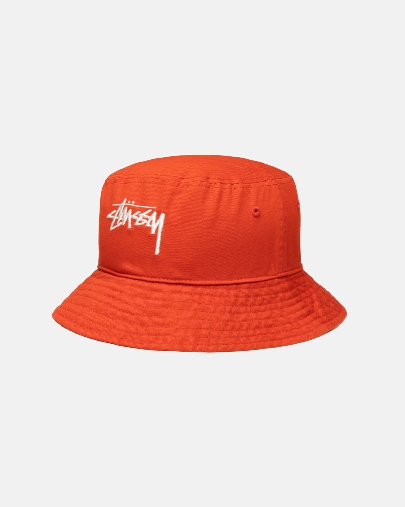 Chapeau Stussy Bucket Big Stock Orange | IJB-1462156