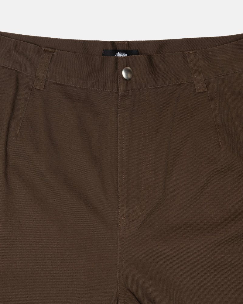 Pantalon Stussy Workgear Twill Marron | ISZ-3740582