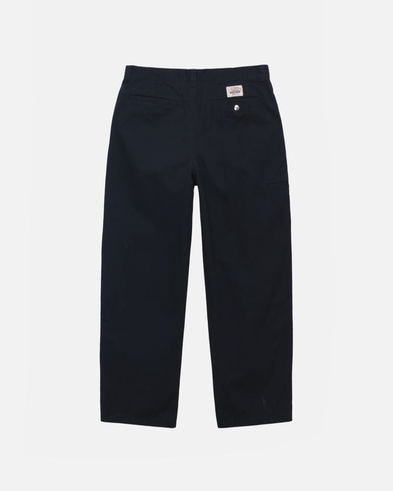 Pantalon Stussy Workgear Twill Noir | XBS-2168988