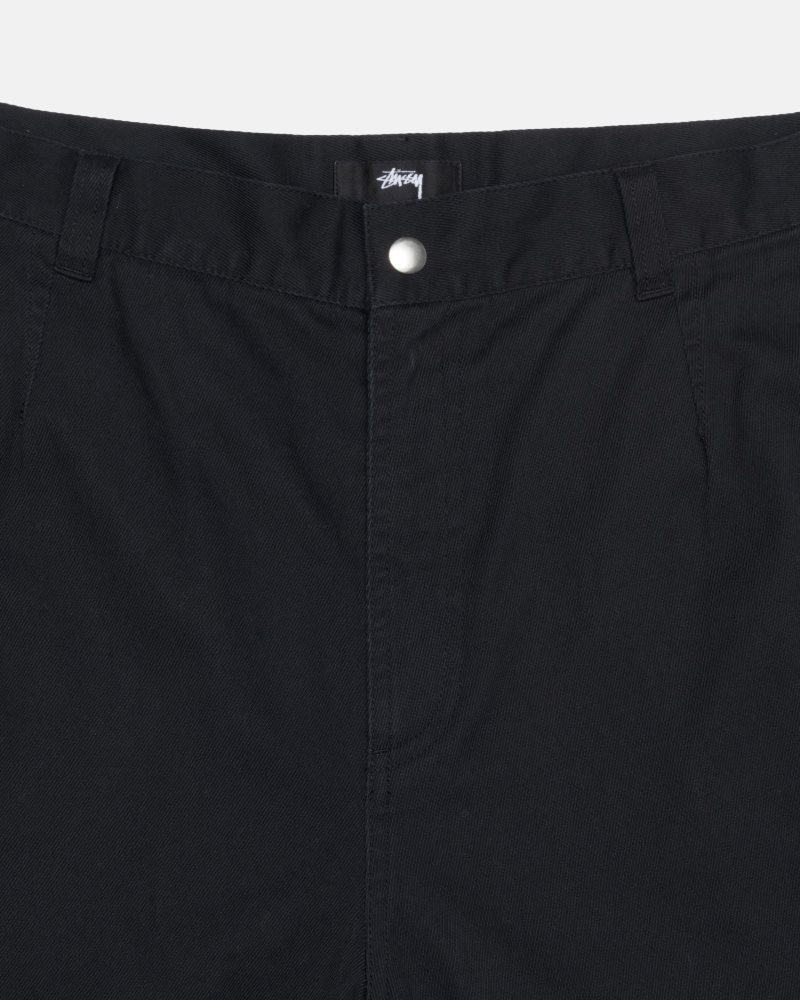 Pantalon Stussy Workgear Twill Noir | XBS-2168988